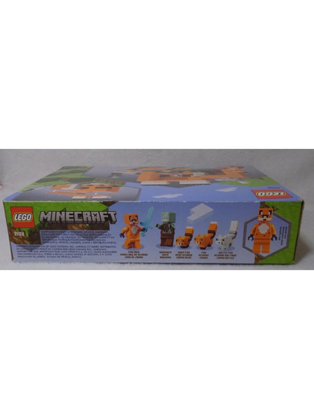 LEGO Minecraft the Fox Lodge House Animals Toy 21178 Building Toy Brand New - Picture 5 of 10